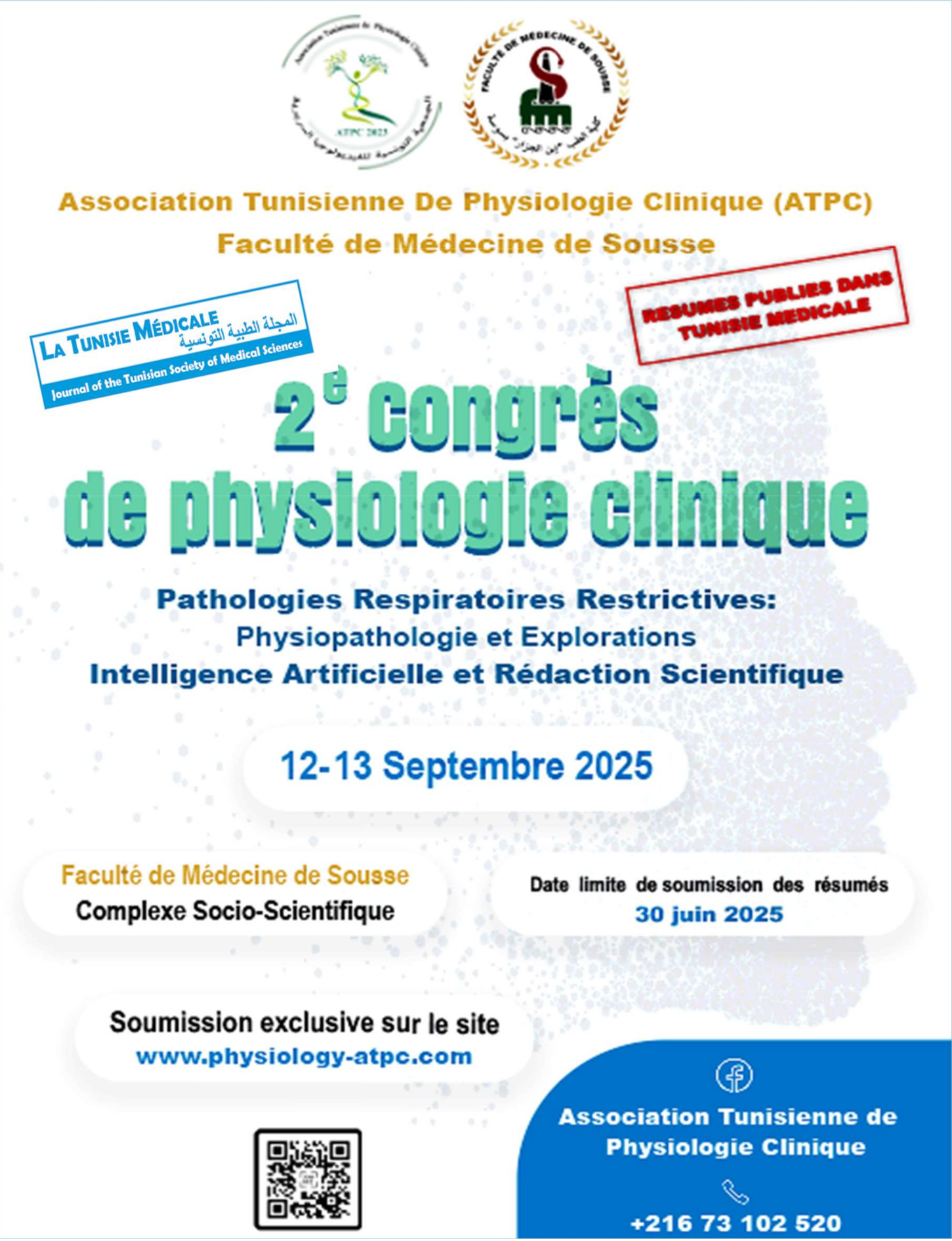 Brochure du congrès ATPC2